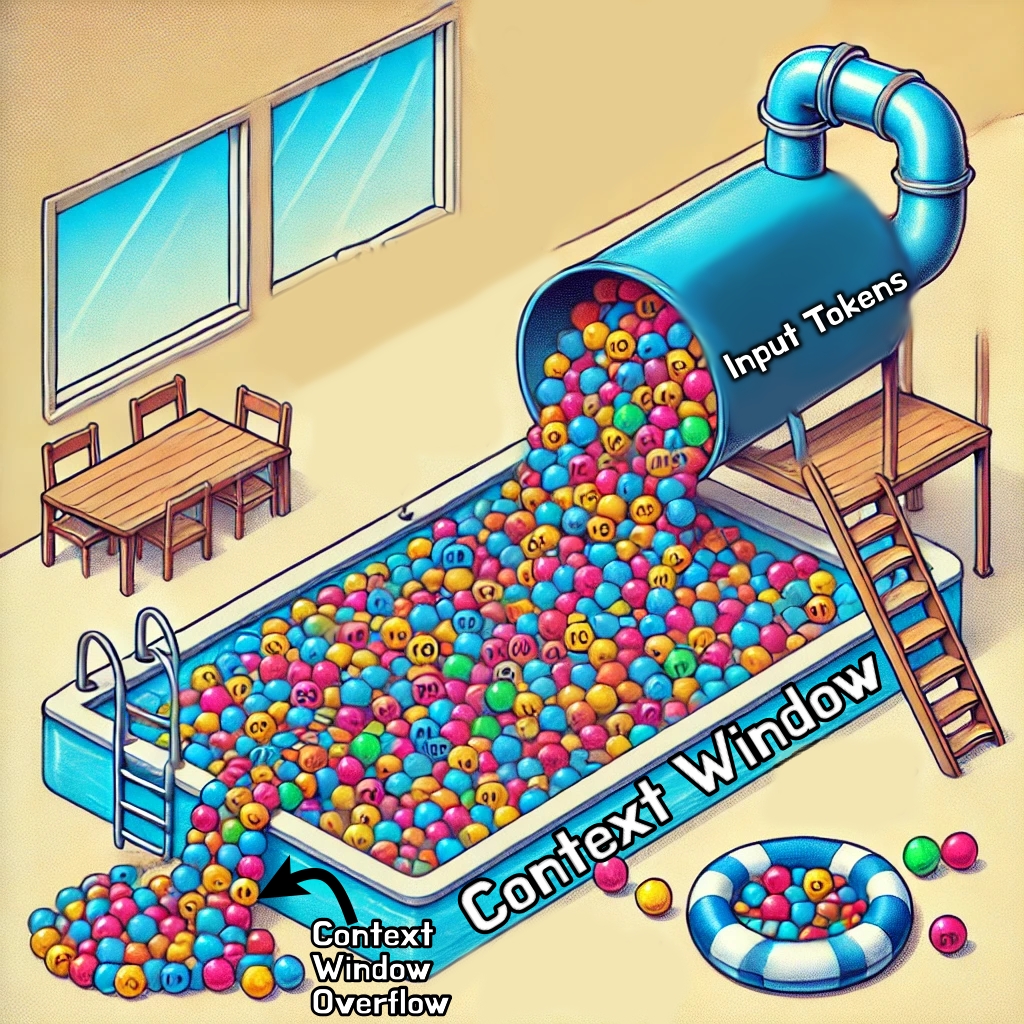 AI context window visualization